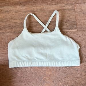 Athleta girl got your back bra in melon yellow